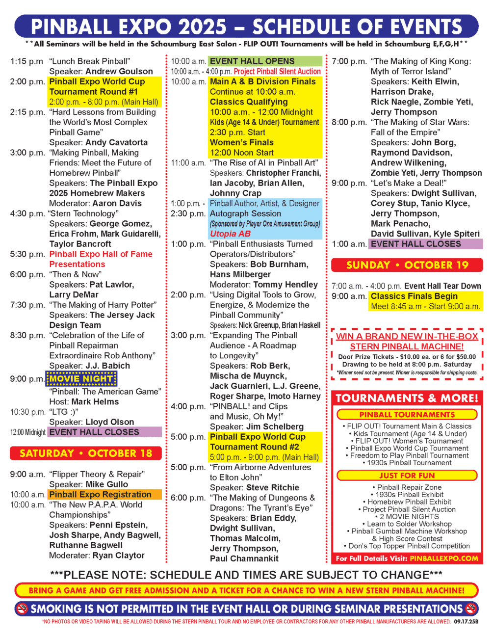 Pinball Expo 2025 Schedule (09.17.25B)_Page_2 Pinball Expo 2025 Schedule (09.17.25B)_Page_2