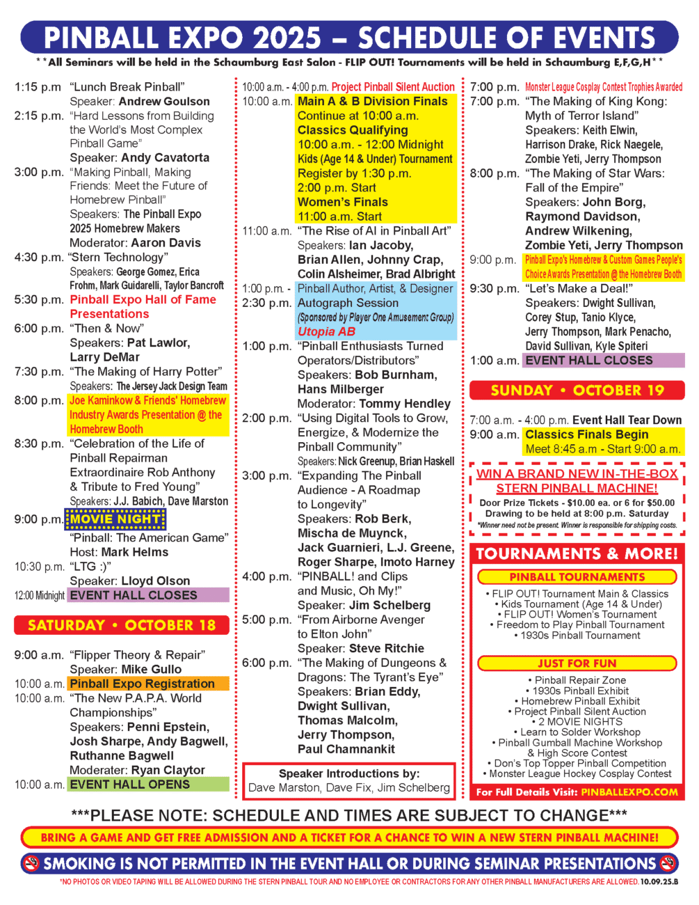 Pinball Expo 2025 Schedule (10.09.25B)_Page_2